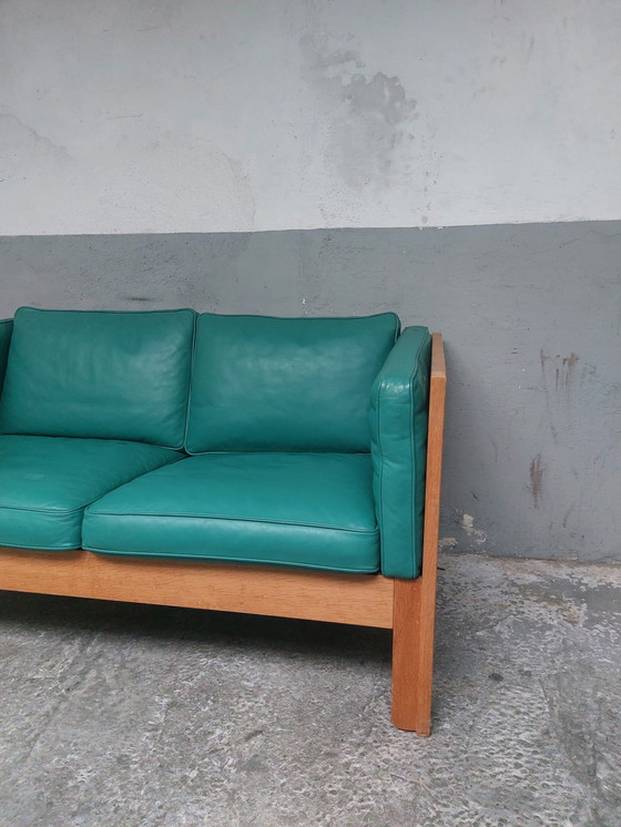 Image 1 of Vintage lederen sofa