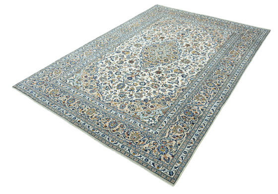 Image 1 of Handgeknoopt Kashan Kurk Oosters Tapijt - 357 X 247