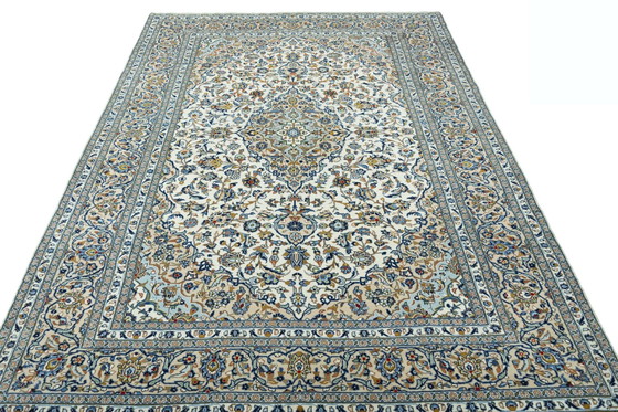 Image 1 of Handgeknoopt Kashan Kurk Oosters Tapijt - 357 X 247