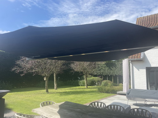 Heatsail Leaf parasol zwart