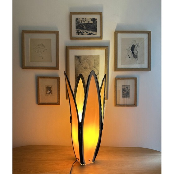 Image 1 of Vintage PopArt lamp met rits, Italië 1980