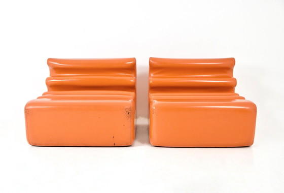 Image 1 of Loungestoelen "Karelia" Door Liisi Beckmann Voor Zanotta, 1960S, Set Van 2