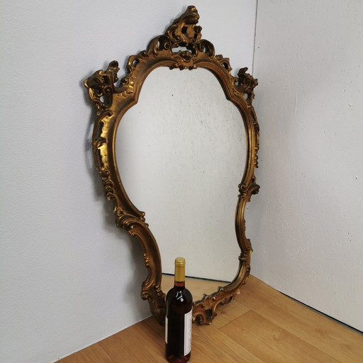 Vintage Barok Rococo Spiegel Kuifspiegel Schouwspiegel