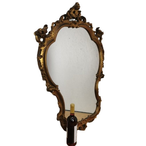 Vintage Barok Rococo Spiegel Kuifspiegel Schouwspiegel