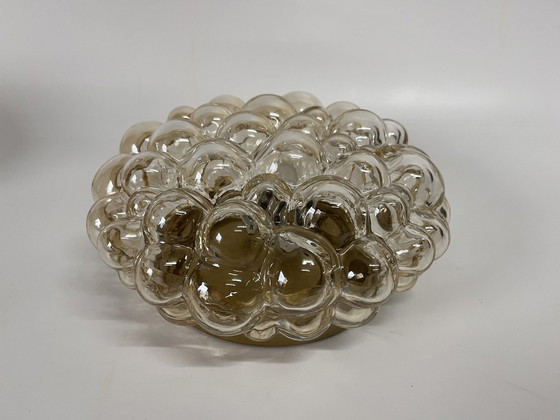 Image 1 of Helena Tynell Plafondlamp Bubble Amber Ø 25 Cm Mid Century