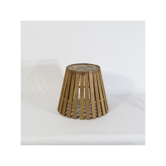 Image 1 of Scandinavische vintage houten mand, 1960
