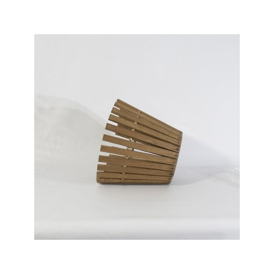 Image 1 of Scandinavische vintage houten mand, 1960