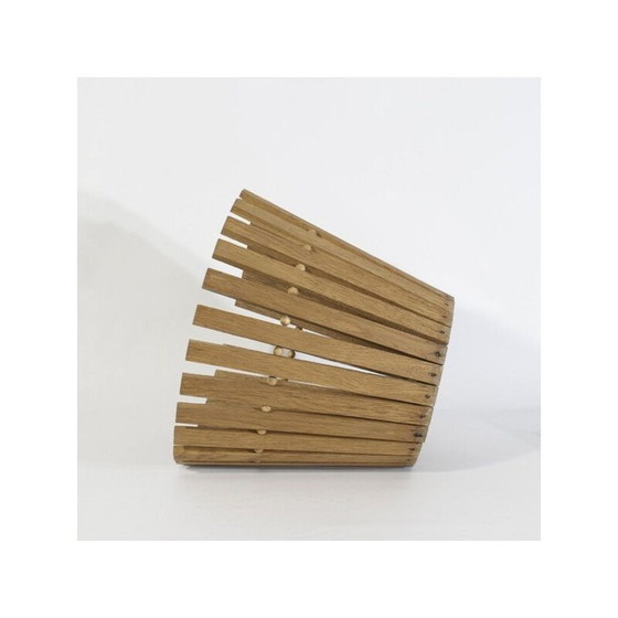 Image 1 of Scandinavische vintage houten mand, 1960
