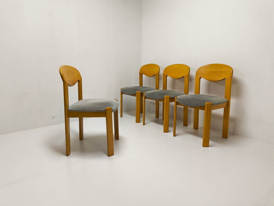 Image 1 of 4x Vintage eetkamerstoelen