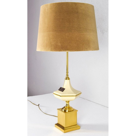 Image 1 of Vintage Hollywood Regency messing Mariner tafellamp, Spanje 1970