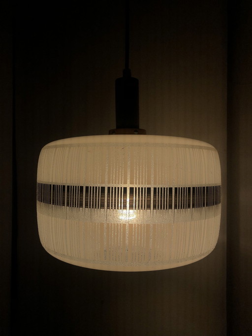 Jaren 60 Glazen Hanglamp