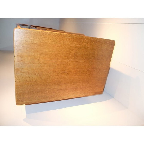 Image 1 of Vintage eikenhouten highboard van Raphael Raffel, 1950