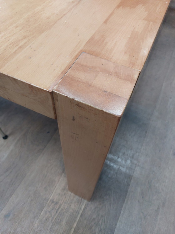 Image 1 of 3 Meter Lange Strakke Robuuste Houten Tafel