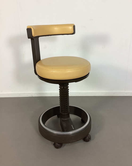 Image 1 of Vintage Industrial Siemens Stool