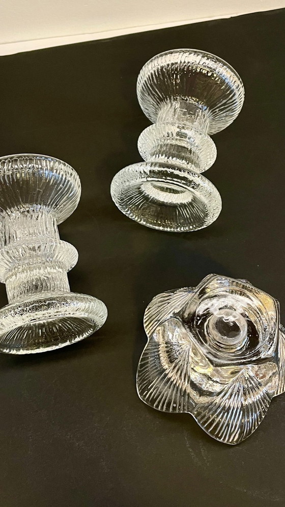 Image 1 of Cristal kandelaars Littala Vintage stijl