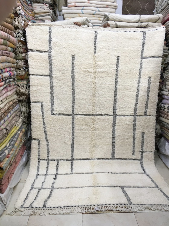 Image 1 of Beni Ouarain Marokkaans Berber Vloerkleed 2m92 x 2m02