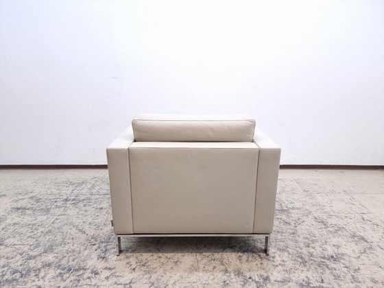 Image 1 of Walter Knoll Foster 502 fauteuil grijs design fauteuil echt lederen zitting