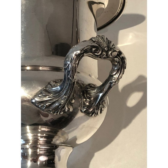 Image 1 of Vintage verzilverde champagne-emmer, Frankrijk 1900