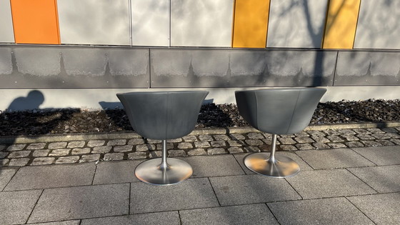 Image 1 of Walter Knoll Design Fauteuil Bob - Origineel met tulpvormige voet - Set van 2