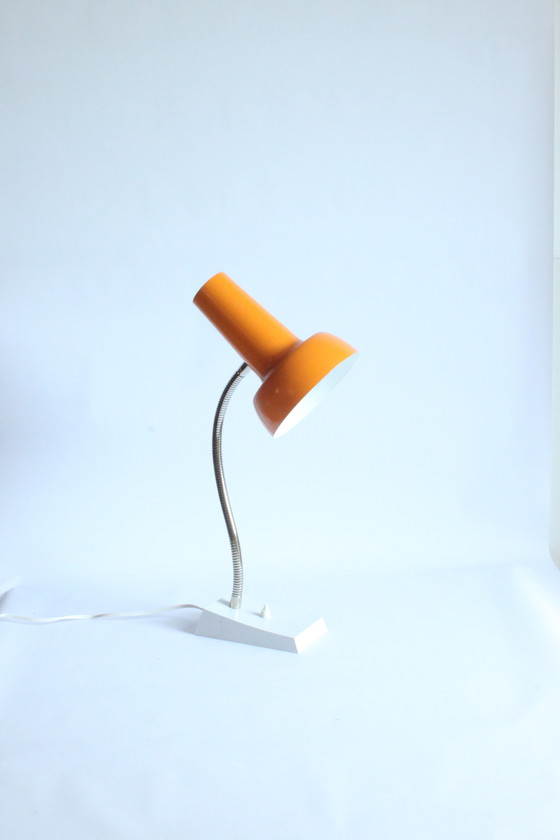 Image 1 of SIS Leuchten flexibele bureaulamp model 838, Duitsland 1960.