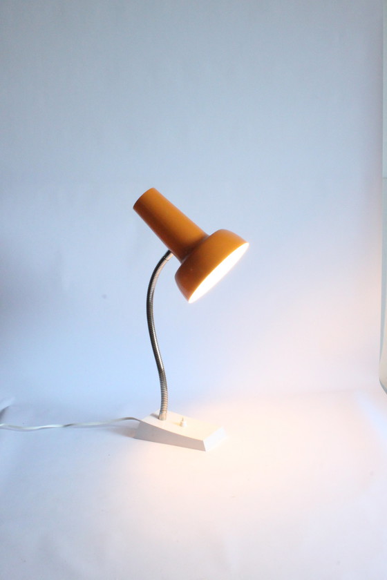 Image 1 of SIS Leuchten flexibele bureaulamp model 838, Duitsland 1960.