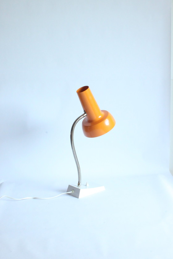 Image 1 of SIS Leuchten flexibele bureaulamp model 838, Duitsland 1960.