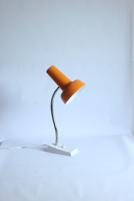 Image 1 of SIS Leuchten flexibele bureaulamp model 838, Duitsland 1960.