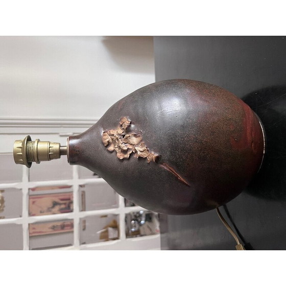 Image 1 of Vintage steengoed lamp, 1970
