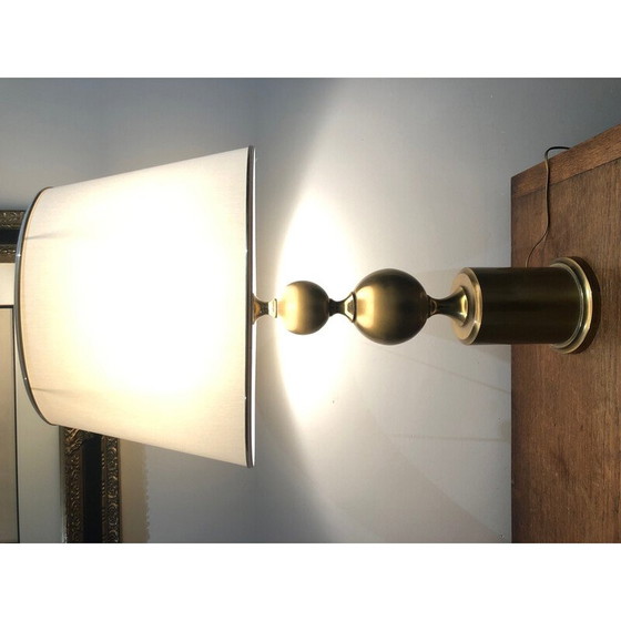 Image 1 of Vintage messing kapperslamp, 1970