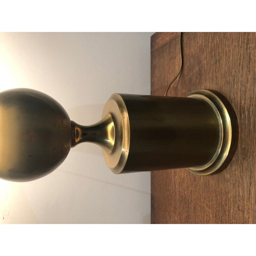 Vintage messing kapperslamp, 1970