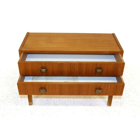 Image 1 of Vintage ladekast van teak en beuken, Zweden 1960