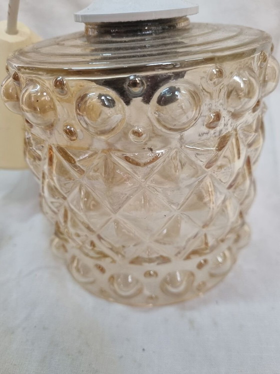 Image 1 of Hanger 1960 van geïriseerd glas