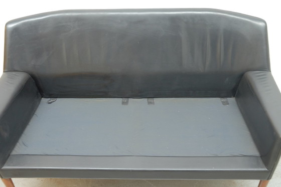 Image 1 of Ejnar Larsen & Aksel Bender Mid-Century Sofa + Fauteuil