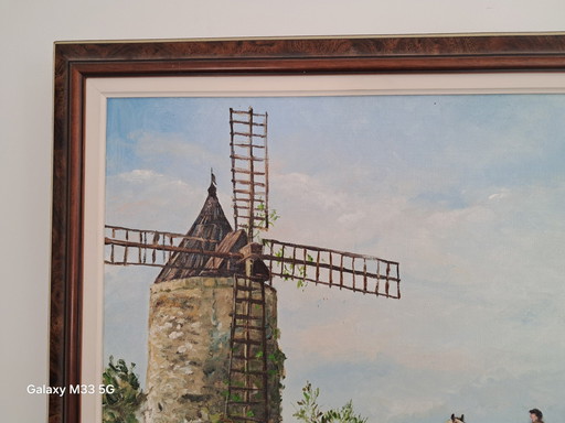 Schilderij - Andreuccetti - Le Moulin De Daudet