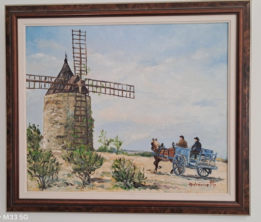 Schilderij - Andreuccetti - Le Moulin De Daudet