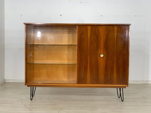 Mid Century hoge kast woonkamer vintage