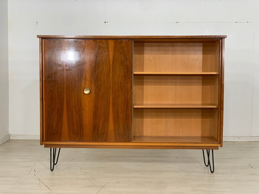 Mid Century hoge kast woonkamer vintage