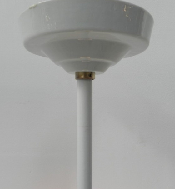 Image 1 of Art Deco hanglamp met glas