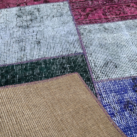 Image 1 of Vintage Turkse patchworkdeken