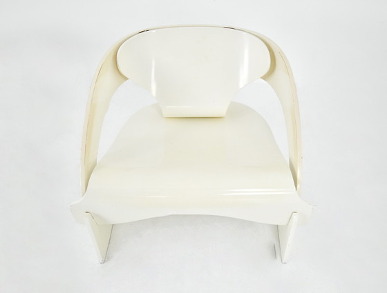 Image 1 of Model 4801 fauteuil van Joe Colombo voor Kartell, jaren 1960, set van 2