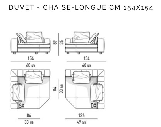 Image 1 of Minotti Sofa Freeman "Duvet" 2 - Stuk