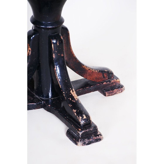 Image 1 of Vintage zwarte Art deco pianokruk van Thonet, jaren 1920