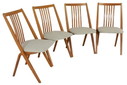 4 x  'Hakafot' Zweedse eetkamerstoelen