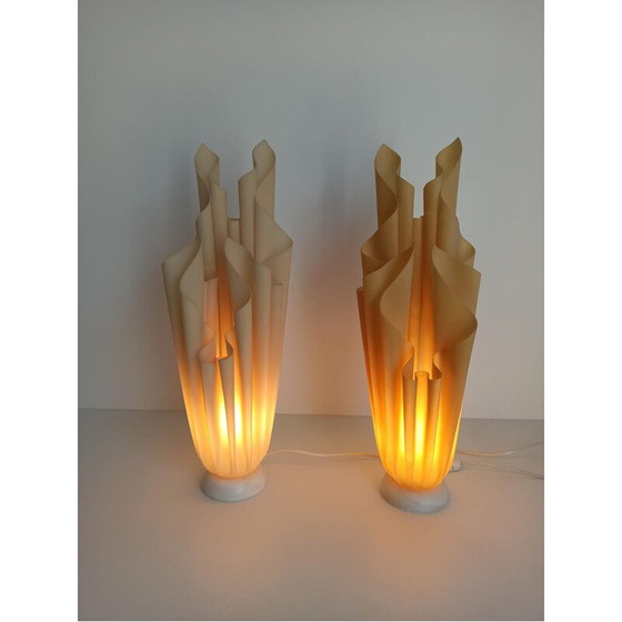 Image 1 of Paar vintage lampen model Athena van Georgia Jacob