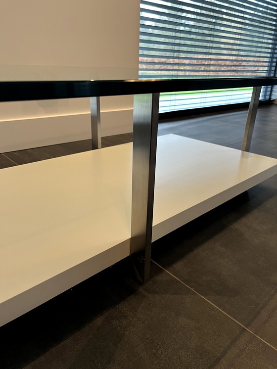 Image 1 of Rolf Benz glazen salontafel