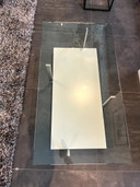 Rolf Benz glazen salontafel