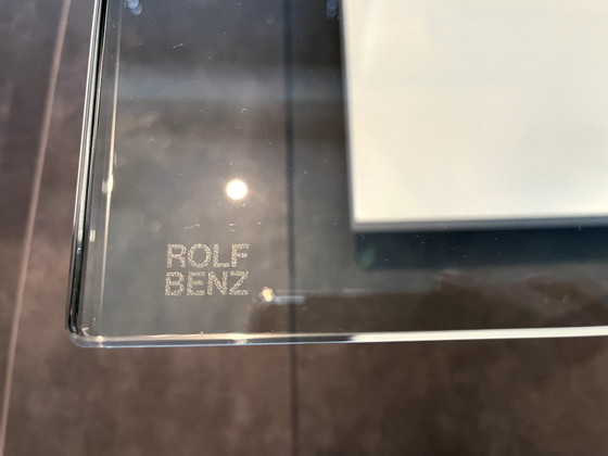 Image 1 of Rolf Benz glazen salontafel