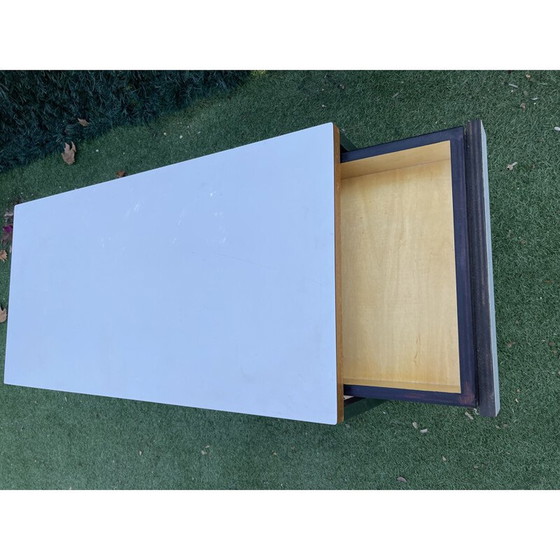 Image 1 of Vintage formica en metalen salontafel van Boris Lacroix