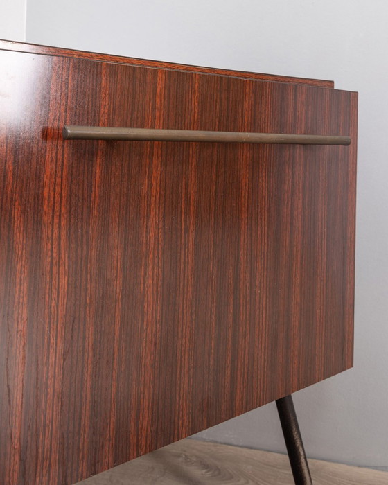 Image 1 of Vintage 60S Hoek Barkast In Italiaans Design Hout