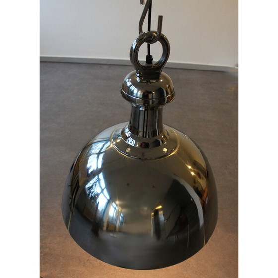 Image 1 of Vintage nikkel hanglamp